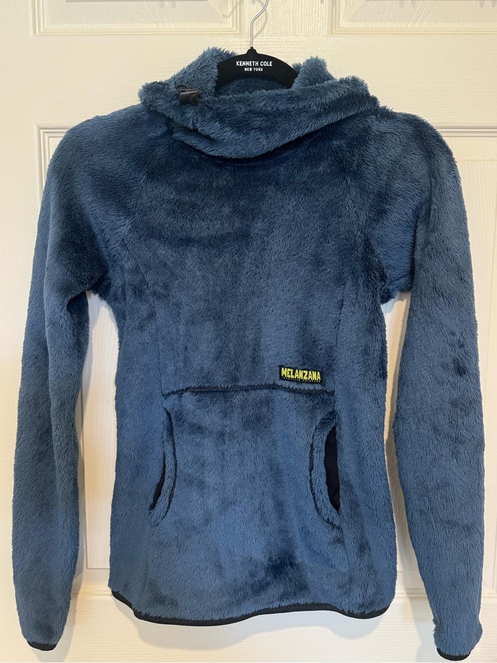 Melanzana Navy Plush Fleece Hoodie